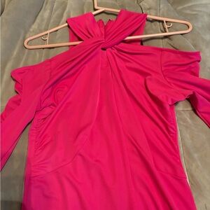 Off shoulder, long sleeved, thin material